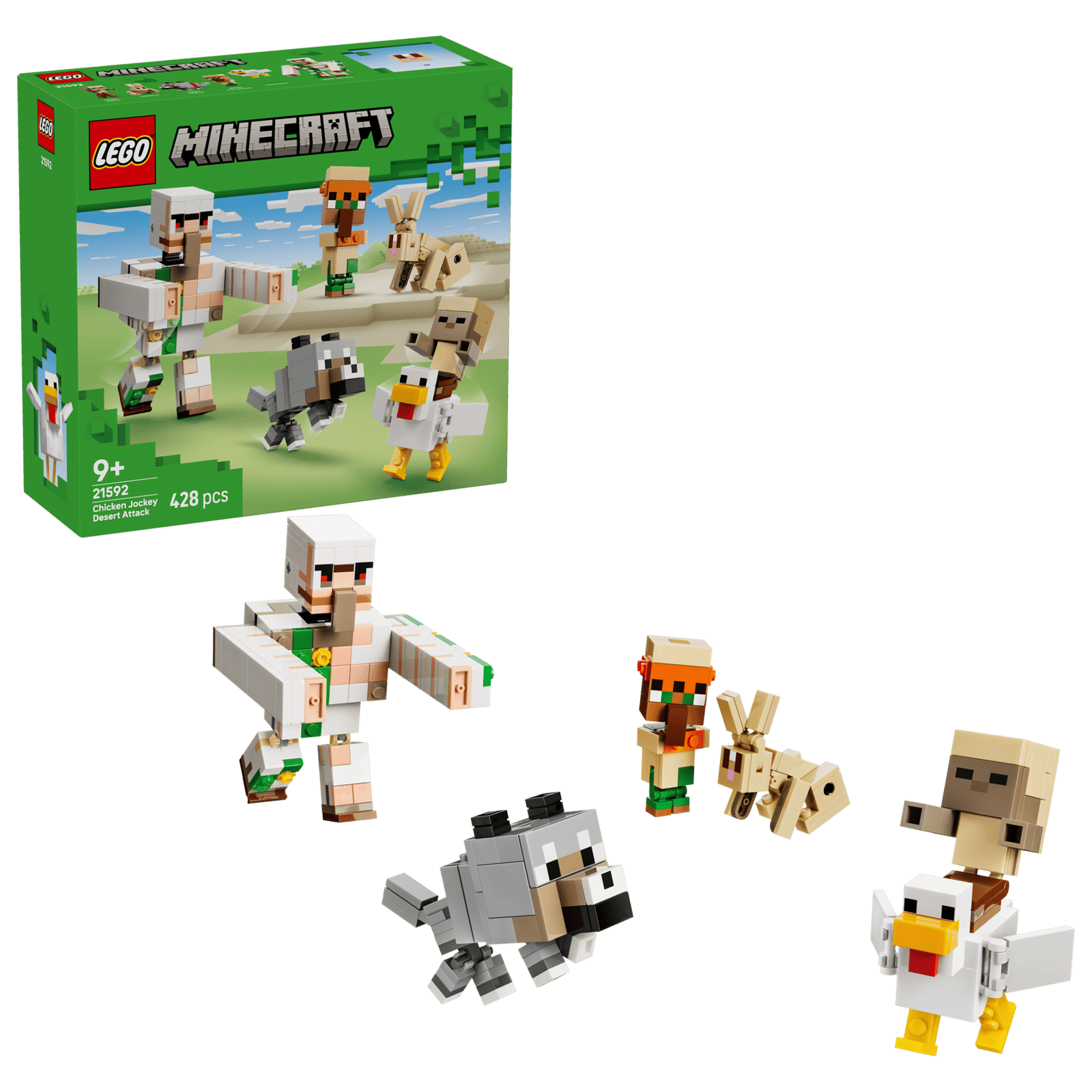 LEGO Minecraft The Chicken Jockey & Desert Attack (21592)
